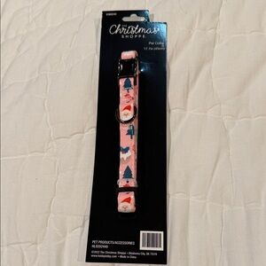 Festive Pink Dog Collar